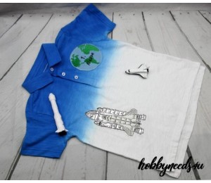 Stickserie - Weltraum Space Line Art